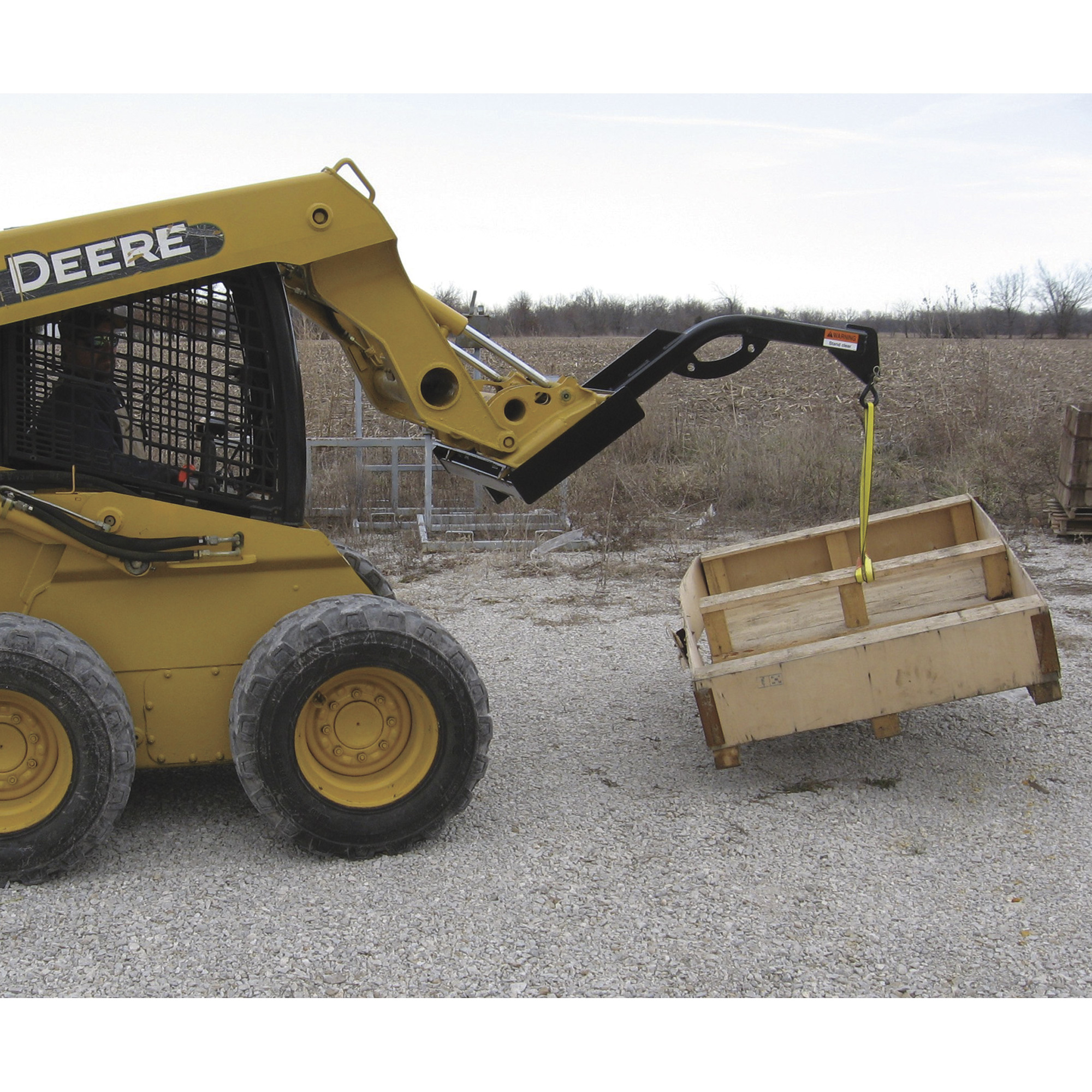 Farm Star Equipment Skid-Steer Boom Crane, 59 1/4in.L, Model# SSTB-3500